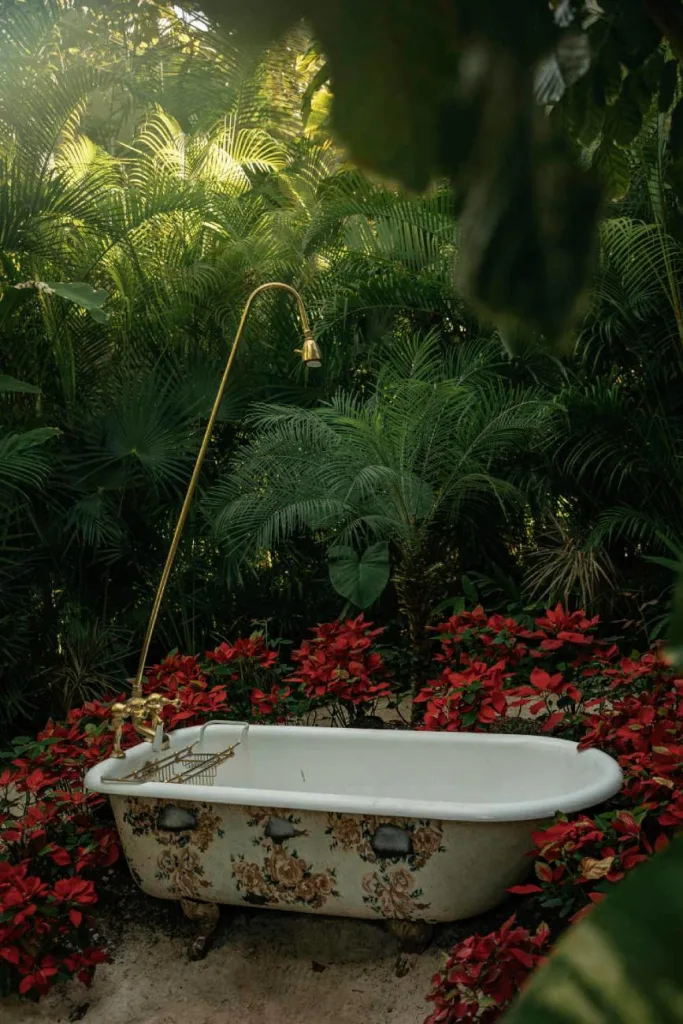 Casa Malca outdoor bathtub